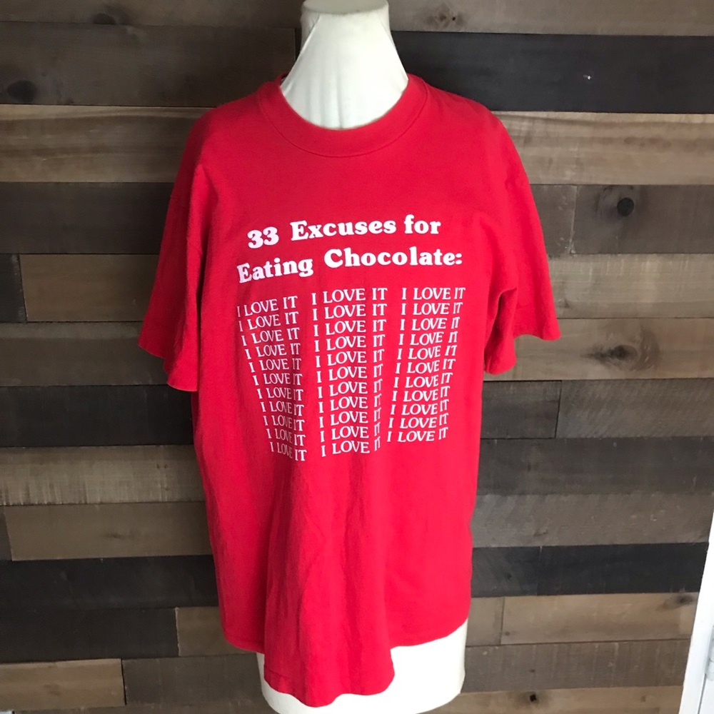 I love chocolate vintage t shirt